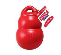 KONG Bounzer Dog Toy - Soft and Flexible Oversizes KONG Shaped Fetch Toy - Large, Red