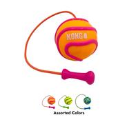 KONG Bunji Ball Hi-Viz Assorted Dog Toy - Large