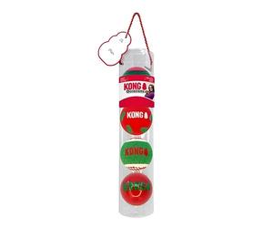 KONG - Christmas Occasions Balls - Medium - Pack of 4