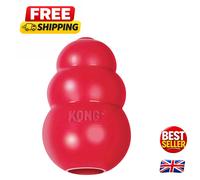 Kong Classic Small Red Rubber Dog Toy Durable Treat Dispenser