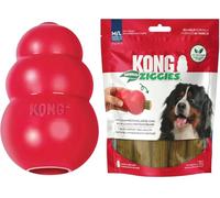 KONG Classic Toy and Enhanced Ziggies Treats Combo, for Medium Dogs