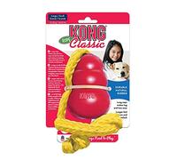 KONG Classic with Rope Toy for Dogs - Red - Large
