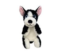 KONG Comfort Pups Low Stuffing Plush Fur and Crinkly Noise with Squeaker (Small, Boss)