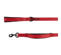 KONG Comfort Ultra Durable Traffic Padded Handle Quick Control Leash 4' (Red)
