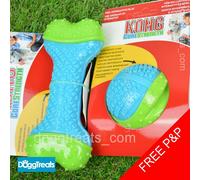 KONG Core Strength Dental Dog Chew Nylon Rubber - Bone or Ball - Medium or Large