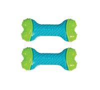 KONG CoreStrength Bone - Dog Dental Chew Toy - Durable, Multi-Layered Dog Toy for Enrichment Play & Dental Care - with Textured Body for Teeth Cleaning - for Medium/Large Dogs (Pack of 2)