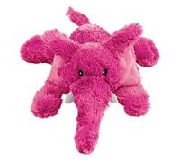 KONG - Cozie Elmer Elephant - Indoor Cuddle Squeaky Plush Dog Toy - For Medium Dogs