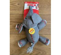 Kong Cozie Ultra Elephant Ultra-Tex Durable fabric Large Squeaky Dog Toy