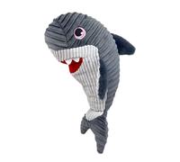 KONG Cuteseas Rufflez Soft Ridged Plush Dog Toy (Shark)