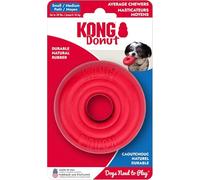 KONG Donut Dog Toy, Natural Rubber Chew Toy, for Small/Medium Dogs | Durable KONG Natural Rubber Chew & Fetch Toy That Promotes Healthy Teeth & Gums with a Fun Bounce & Easy Roll