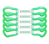 Kong. Ergo Anniversary Set of 5 Climbing Postpons, Carabiner for Crags and Gym, Return with 2 Ergo Connectors with Keylock. Made in Italy. Certifications: EN 12275. Weight: 125 g