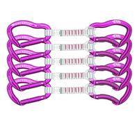 Kong. Ergo Anniversary Set of 5 Climbing Postpons, Carabiner for Crags and Gym, Return with 2 Ergo Connectors with Keylock. Made in Italy. Certifications: EN 12275. Weight: 125 g