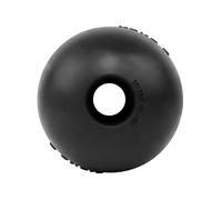 KONG Extreme Ball with Hole - Fetch Toy - Durable Dog Toy for Training, Interactive Playtime & More - Natural Extreme Rubber Ball - Black - for Large Dogs