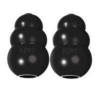 KONG Extreme Dog Toy - Fetch & Chew Toy - Treat-Filling Capabilities & Erratic Bounce for Extended Play Time Most Durable Natural Rubber Material - for Power Chewers - for Large Dogs (Pack of 2)