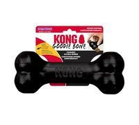 KONG - Extreme Goodie Bone Most Durable Natural Rubber Dog Bone for Power Chewers - Black - for Extra Large Dogs