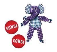 KONG Floppy Knots & Signature Balls (2 Pack) - Knotted Dog Toy Entices Play & Satisfies Instincts - Dog Supplies with Minimal Stuffing - Strong Dog To