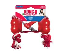 KONG Goodie Bone Red With Rope Dog Toy - Medium