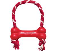KONG Goodie Bone with Rope, For XS Dogs, Red