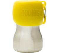 Kong H2O Stainless Steel Water Bottle Dog Feeder 270 Ml Small - Yellow