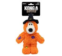 Kong Halloween Wild Knots Witch Bear Orange Dog Toy - S/M