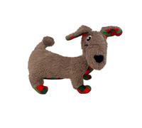 KONG Holiday Christmas Pupsqueaks Tucker Medium Dog Toy