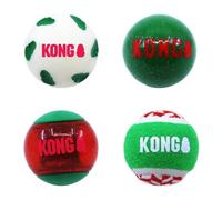 KONG Holiday Occasions Balls - Size: 4 Pack