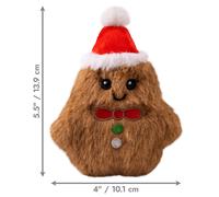 KONG Holiday Snuzzles Mini Gingerbread - X Small