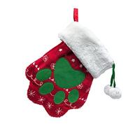 KONG Holiday Stocking Paw L 26.7 x 21.5 x 3.2 cm Multi-Coloured