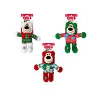 Kong Holiday Wild Knots Bear Assorted - Size: Medium - Large