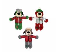 KONG Holiday Wild Knots Bear - Size: Small