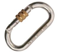 Kong Italy Oval Steel Classic Long Thread Snap Hook