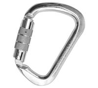 Kong Italy Stainless Steel Twist Lock Carabiner Silver