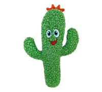 KONG Kickeroo Cactus Cat Toy - Plush Kicker with Crinkle Sound & North American Catnip - Ideal for Wrestling, Kicking & Cuddling