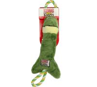 KONG Knots Tugger Frog Durable Dog Toy - Frog 40x14 cm Green Towing Toy