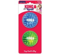 KONG Lionel Richie Squeezz Geodz Dog Toy, Size Large, Pack of 2 - Assorted Co