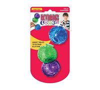KONG Lock-It 3-Pack Dog Toy - Small, Durable Treat-Dispensing Puzzle Toy for Interactive Play and Mental Stimulation