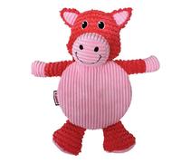 KONG Low Stuff Crackle Tummiez Pig Dog Toy - Large