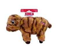 KONG Low Stuff Stripes Cow Dog Toy - Medium