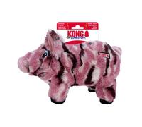 KONG Low Stuff Stripes Pig Dog Toy - Medium