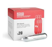 KONG MING CAR Co2 Capsules, High-Purity Compressed Gas CO2 Cartridge with Steel Shell, Oil-Free & Anti-Leak Design for Pneumatic Devices & Accessories (8g/12g)