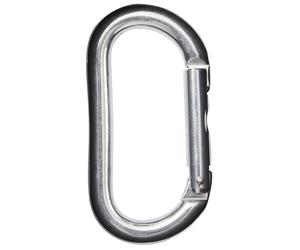 Kong - Oval Alu - Snapgate carabiner grey