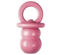 KONG Puppy Binkie - Pacifier Dog Toy for Puppies - Stuffable Chew Toy for Puppy Playtime - Durable Natural Rubber Dog Treat Toy for Teething Puppy - f