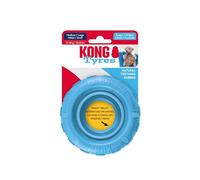 KONG Puppy Tires, Dog Toy, MED/LGE Blue