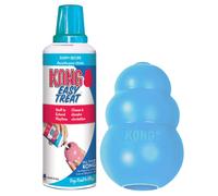 KONG - Puppy Toys for Teething with Puppy Easy Treat Stuffing (Colors May Vary) - for Medium Puppies