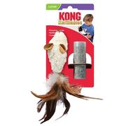 KONG Refillable Catnip Toys for Cats - Feather Mouse