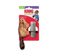 KONG - Refillables Beaver Catnip Toy - North American Premium Catnip, Cuddly Fabrics