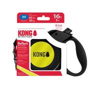 Alcott Kong Retractable Reflect, Medium, Black, 16' Long