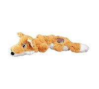KONG - Scrunch Knots Fox - Internal Knotted Ropes and Minimal Stuffing for Less Mess - Medium/Large