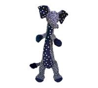 KONG Shakers Luvs Elephant - Long Body for Fetch and Tug - Blue (Large)