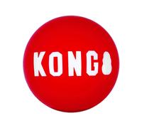 KONG Signature Balls 2 Pack Durable Ball for Chasing and Retrieving For Medium Dogs